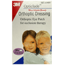 3M 3M Opticlude Orthoptic Dressing Eye Patch for Occlusion Therapy Patch 5.7cm x 8.2cm Adult thumbnail 1