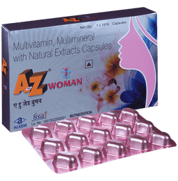 A to Z Women Capsule with Multivitamins, Multiminerals & Natural Extracts thumbnail 1