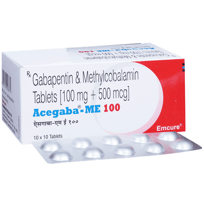 Acegaba ME 100mg/500mcg Tablet