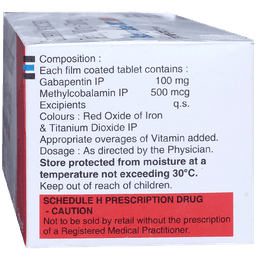 Acegaba ME 100mg/500mcg Tablet thumbnail 3