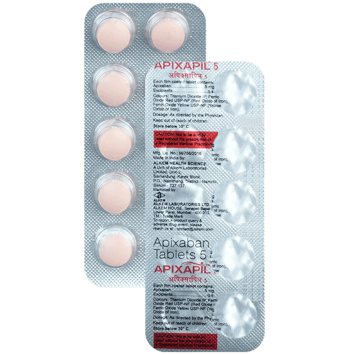 Apixapil 5 Tablet