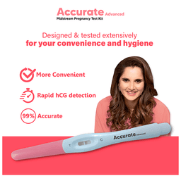 Accurate Advanced Midsream Pregnancy Test Kit thumbnail 5