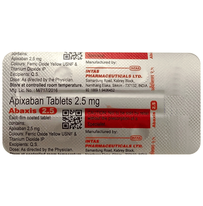 Abaxis 2.5mg Tablet
