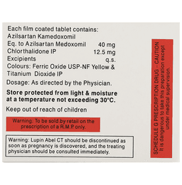Abel-CT 40mg/12.5mg Tablet thumbnail 2