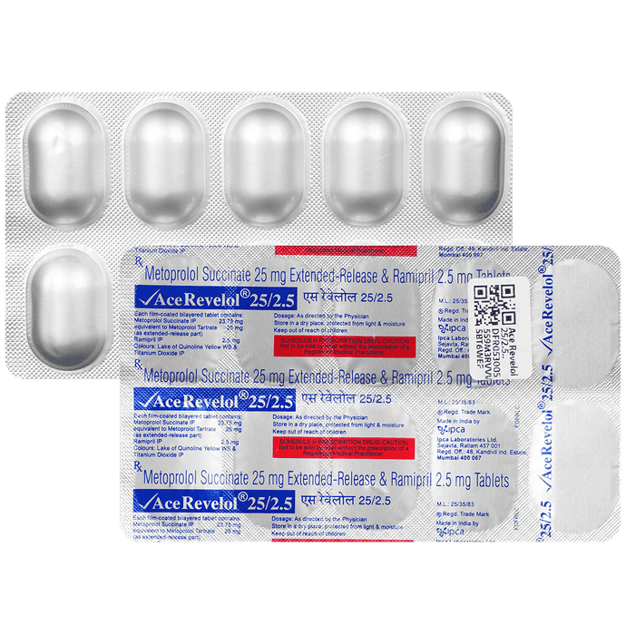 Ace Revelol 25/2.5 Tablet ER