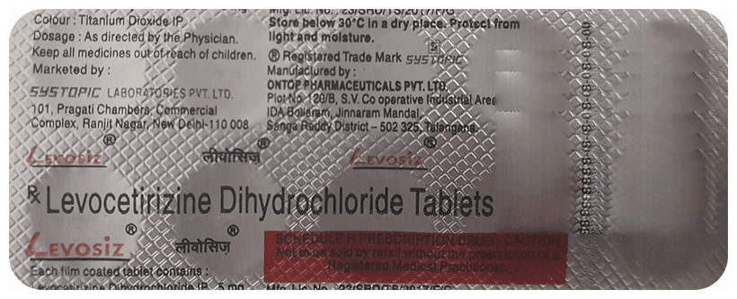 Levosiz 5mg Tablet MD